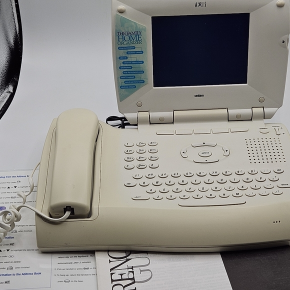 Vintage Uniden H/O 100 America Axis family home organizer - Picture 8 of 8